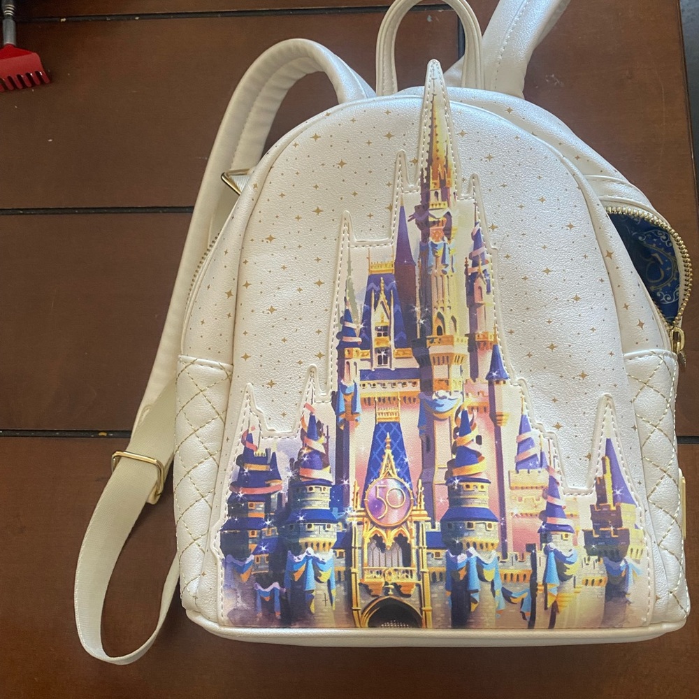 WDW 50th Anniversary Castle Loungefly Backpack